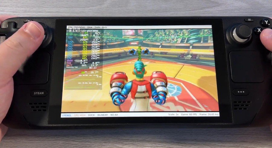 ARMS für Nintendo Switch funktioniert auf Steam Deck