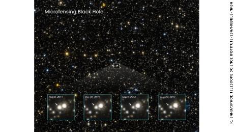 Der in diesem Hubble-Bild gezeigte Sternenhimmel liegt im Zentrum der Galaxie. 