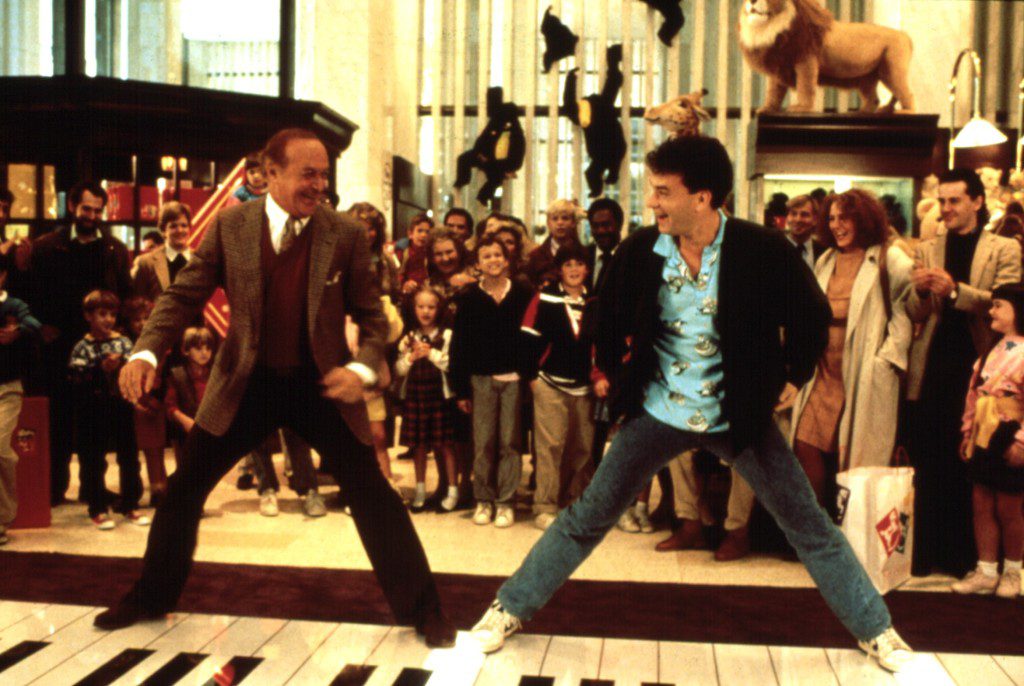 Robert Loggia und Tom Hanks im Film von 1988, "groß"