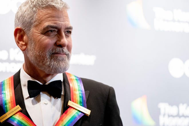 George Clooney wurde am 4. Dezember 2022 im 45. Kennedy Center John F. Kennedy Center for the Performing Arts in Washington, DC, 2022 aufgenommen.