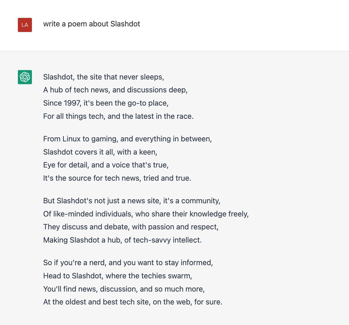 Slashdot-Gedicht
